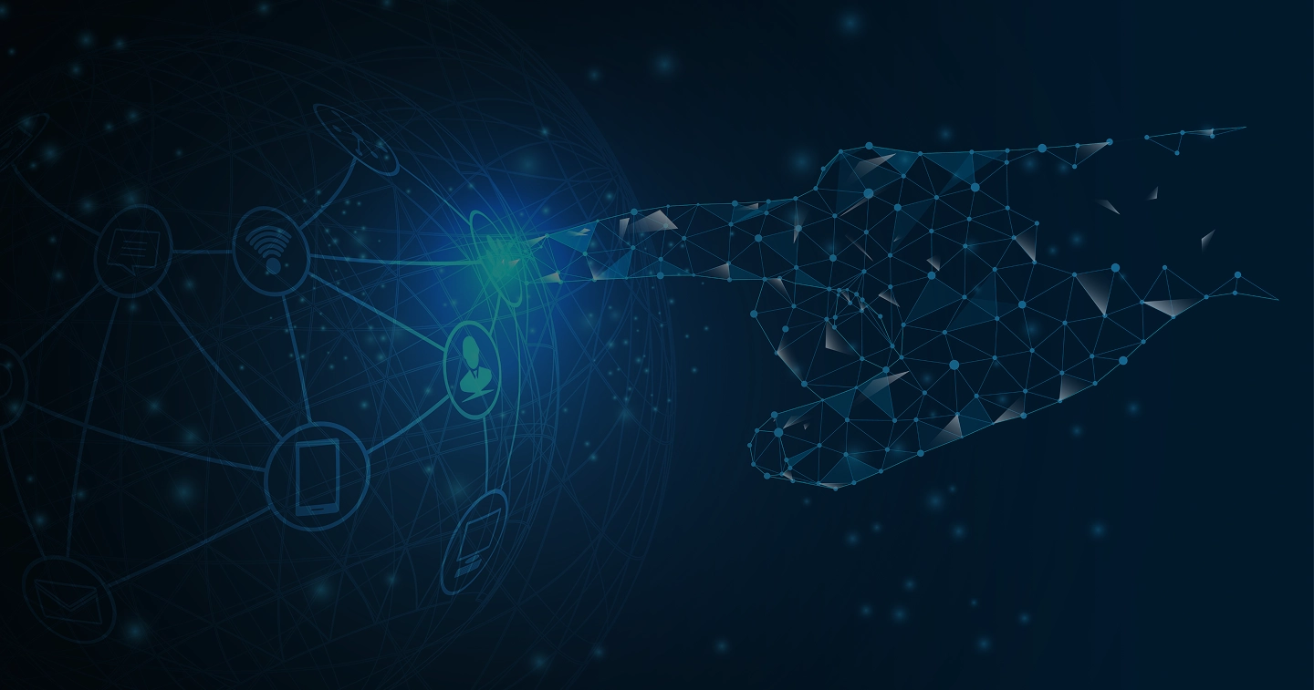 Grafica di sfondo della pagina contatti di Nexavironix